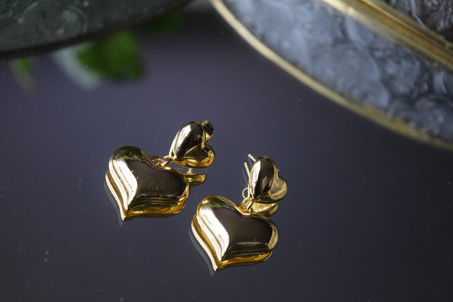 Double Heart Earring